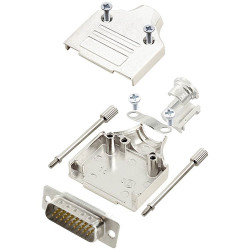 Encitech 6355-8059-02 MHDM D-Sub Pin Strip set 26 Pins Solder Bucket