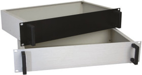 Obudowa do montażu w stelażu 19 cali 2U 88 x 483 x 350mm Czarny, szary RS PRO