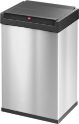 Hailo Bix-Box Swing L 8401110 Kosz na śmieci 35 l stal nierdzewna (S x W x G) 339 x 545 x 260 mm srebrny, czarny Samozam