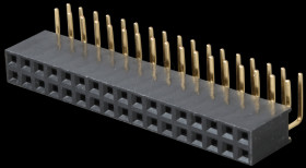 095-2-034-0-NFX-BS0 Sockets 2.54 mm, 2X17, angled