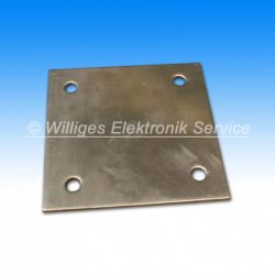 Geländergegenplatten 200x200 Stahl mit Schrauben M 12x120