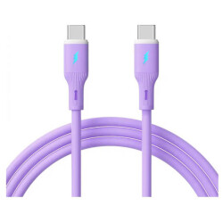 Akyga AK-USB-70 USB cable USB-C® plug, USB-C® plug 1 m Violet