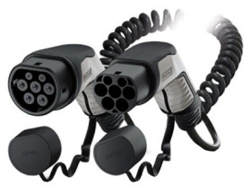 Złącza do pojazdów elektrycznych, 2A 7-Pin, IP44, IP56, Phoenix Contact, seria EV-T2G3PC-3AC32A-4.0M6.0EHBK01, dł.