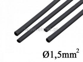 Koszulka termokurczliwa RC- 1,5 czarna