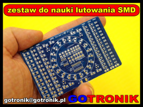 Zestaw do nauki lutowania elementów SMD