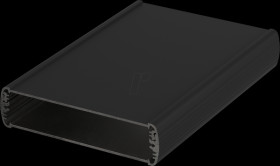 84136200 Light metal profile enclosure, 200x138x34 mm