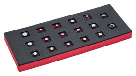 Pojemnik na narzędzia, W 181mm, L 445mm, H 36mm