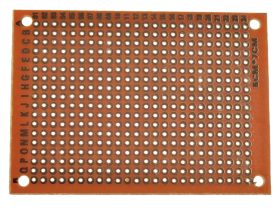 Płytka; uniwersalna; PCB 5x7; 50x70; 2,54mm; wiercona; 1szt.