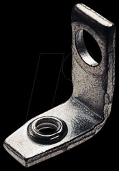 D-SUB mounting, angle, metal, 1x thread