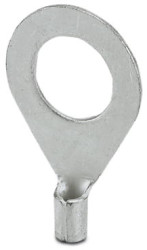 Uninsulated ring cable lug, 1.5-2.5 mm², AWG 18 to 14, 10.5 mm, M10, metal, 3240082