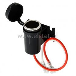 Gniazdo zapal. samoch.1x herm.12/24V