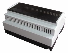 Obudowa na szynę DIN EC-207B-S jasna z wentylacją