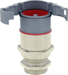 Wiska 10107376 EMBFSCG-29-32-BG Połączenie śrubowe szary M32 x 1.5 prosty 25 szt.