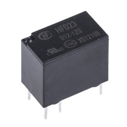 Przekaźnik sygnału, 12V dc, 2 A, SPDT, 1-polowy, montaż PCB, Hongfa Europe GMBH HFD23