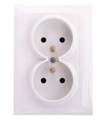 GNIAZDO PODWÓJNE Z UZ. LC-16 WESA