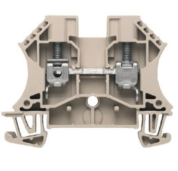 Złączka szynowa 2-przewodowa 6mm2 beżowa WDU6/BE 1020200000