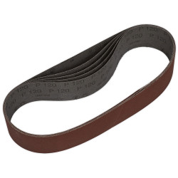 Sealey SB005 Sanding Belt 50 x 686mm 120Grit Pack of 5