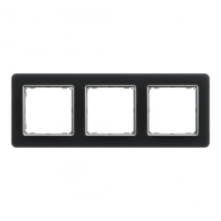 Ramka 3-krotna, szkło przydymione, efekt szkła, Sedna Elements SDD362803
