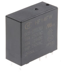 Przekaźnik mocy 5V dc SPDT RS PRO 530mW, montaż PCB 47Ω Otwór przezierny