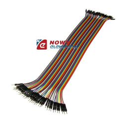 Kabel do płytek styk.40p m/m 30c połączeniowe męsko-męski 30cm