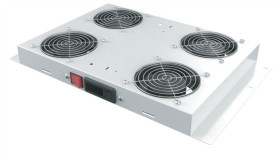 Mirsan Wentylator Z Termostatem Cyfrowym ( 4 Wiatkarki) Szary