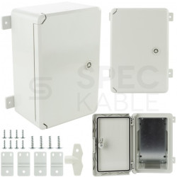 Obudowa plastikowa skrzynka hermetyczna natynkowa ABS 300x200x130mm IP65