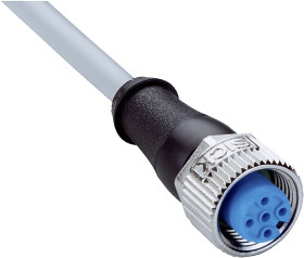 Przewód czujnik-siłownik ze złączem Złącze M12 liczba rdzeni 5 długość 5m Rodzaj A Żeńskie