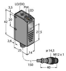 Przycisk refleksyjny, ultradźwękowy Turck 3095144 1 szt.
