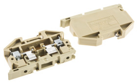 Złączka szynowa bezpiecznikowa Weidmuller poziomy: Pojedynczy 26 → 12AWGŚruba ASK raster: 8mm 6.3A 500 V