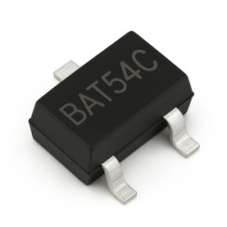 Dioda Schottky BAT54C SMD SOT-23 NXP podwójna wspólna katoda
