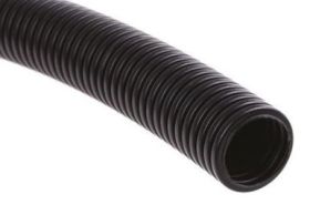 Peszel rozcięty 7/10mm czarny (1m)