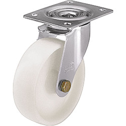 Blickle 318451 LE-PO 75G Pressed Steel Swivel Castor - Wheel &#xD8; 75mm