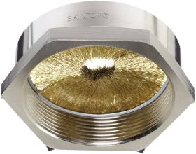 LAPP 54110840 SKINTOP® BRUSH ADD-ON M16 Nakrętka kontrująca z bolcem uziemiającym M16 mosiądz mosiądz 1 szt.
