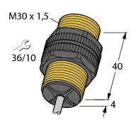 Czujnik indukcyjny Turck BI10-P30-Y1/S100, 1 szt.