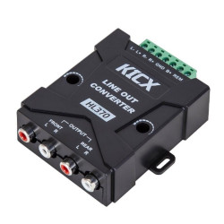 Konwerter poziomu sygnału 4 ch RCA samochodowy HL-370 KICX HI LOW