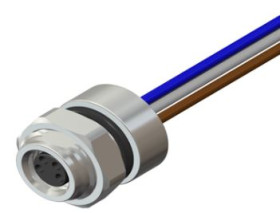 Złącze, M8 - 30 V, 3A, -25 °C→+75 °C.