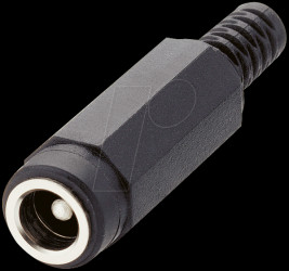 10487 Coupler for DC power plug, with pin Ø 2.0 mm
