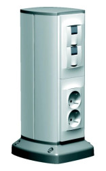 Słupek instalacyjny - dwustronny - naturalny Optiline 45 ISM20202