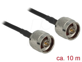 90424 Antenna Cable N plug to N plug LMR195 10 m low loss