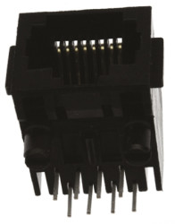 Gniazdo RJ45 Żeński Złącze RJ45 Przewlekany Cat3 TE Connectivity, 90°, 8P8C-żyłowe