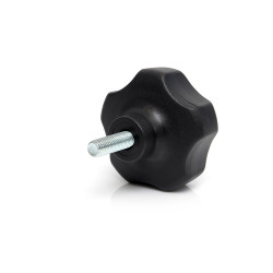 Pokrętło mocujące M8 x 40 długość gwintu: 40mm średnica gwintu: 8mm Z wieloma pokrętłami Montaż gwintowany