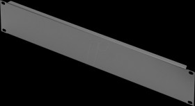 DN-19 BPN-02-SW 19" dummy panel, 2U, black