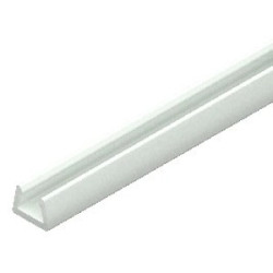 Mini cable duct, (L x W x H) 2000 x 7.8 x 5.8 mm, PVC, transparent, LC45, 1 piece with 2 meters