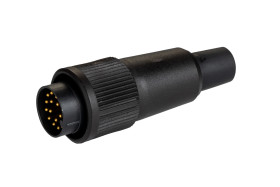 Złącze wielostykowe przemysłowe 16-pinowe Miniaturowe Montaż na kablu Wtyczka binder