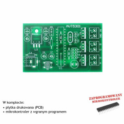 Wskaźnik komfortu cieplnego RGB - PCB i mikroprocesor do projektu AVT 5301