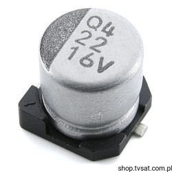 UWX1C220MCQ1PB 22uF 16V Electrolytic SMD HICON