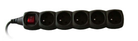 Przedłużacz 1.5m 5 gniazda Listwy zasilające typ Typ E - gniazdo francuskie 16A 250 V