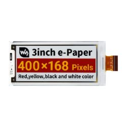 4-kolorowy wyświetlacz e-Paper E-Ink 3&quot; 400x168 (G) - Waveshare 22506