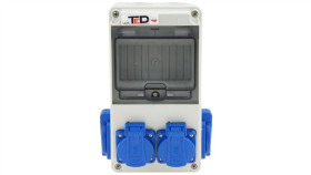 Rozdzielnica Budowlana Obudowa 4 X 250V 16A 5 Modułów Ip44