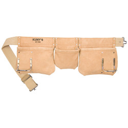 Kuny&#x27;s AP1300 AP-1300 Carpenter&#x27;s Apron 5 Pocket Suede Leather